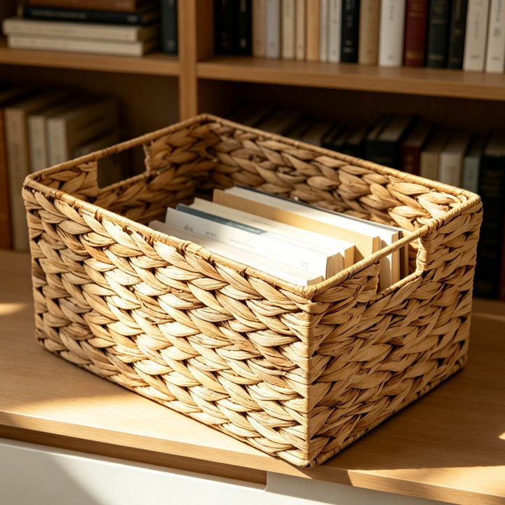 Woven Rectangular Storage Basket Stornfield