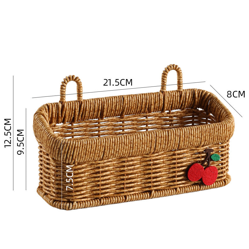 Handwoven Multi-Compartment Storage Basket Stornfield