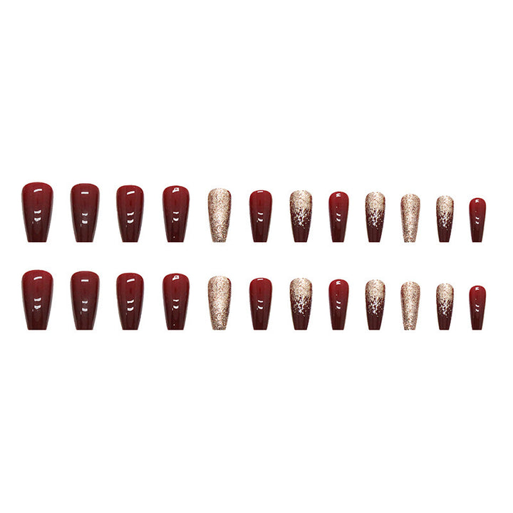 Elegant Glittering Nail Art Design Stornfield