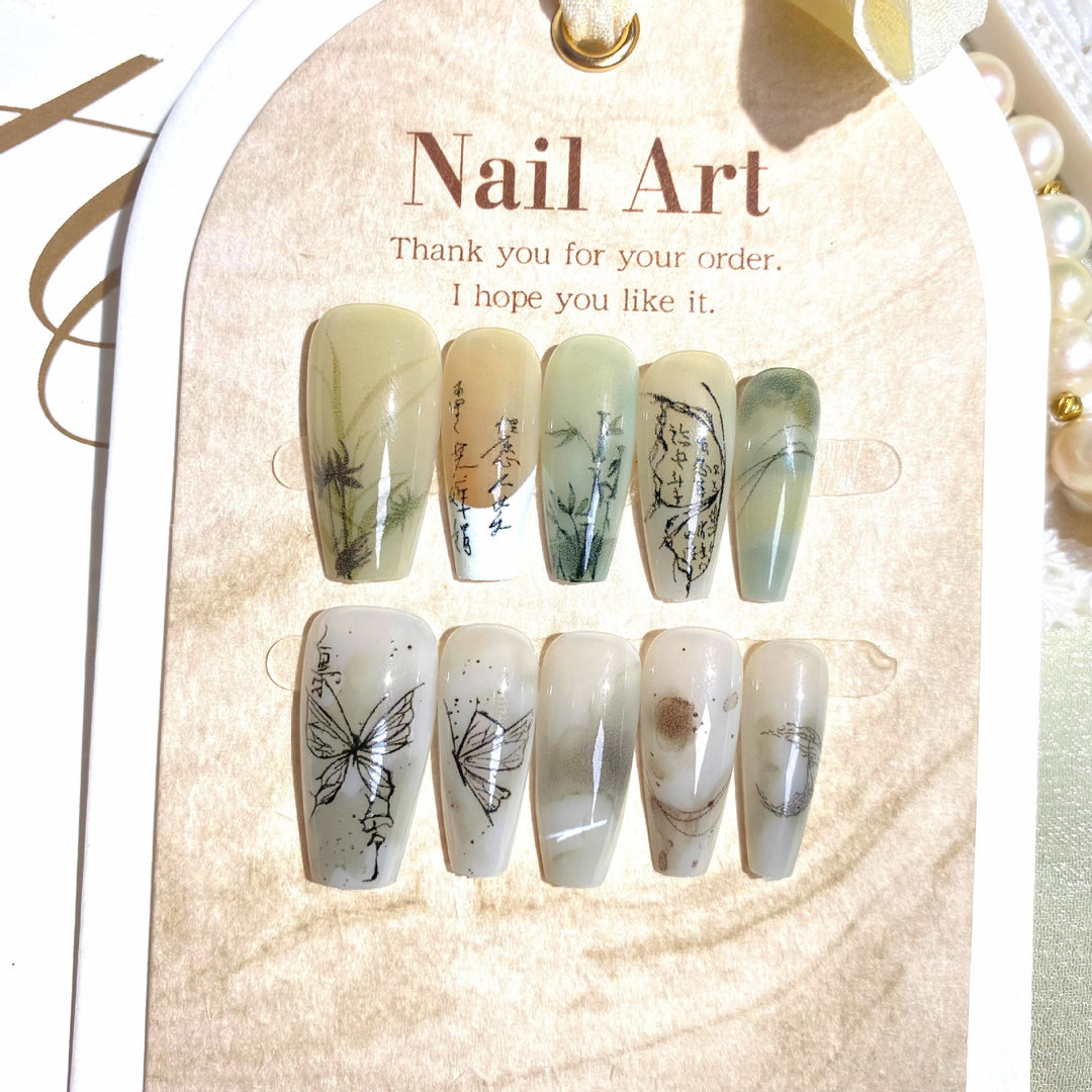 Artistic Nail Art Press-On Set 1790745479