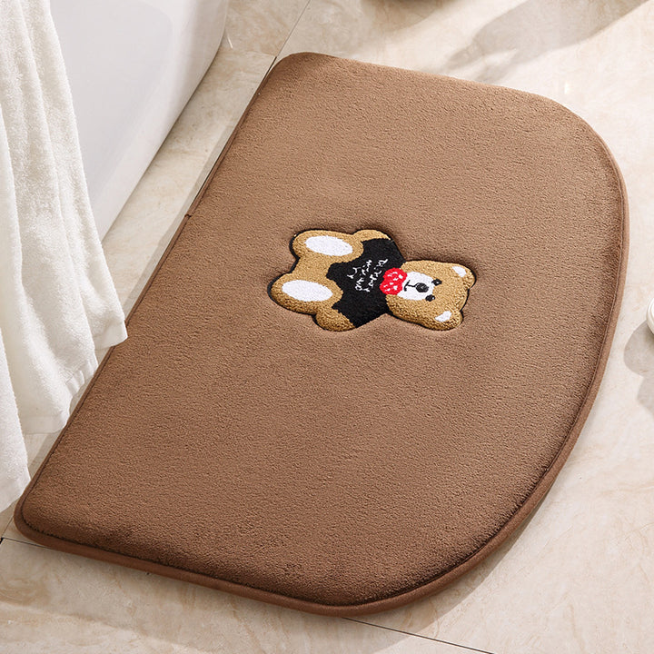 Cute Animal-Themed Bath Mat