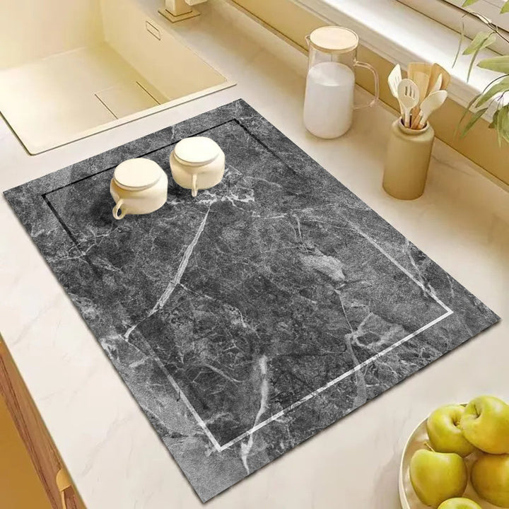 Abstract Geometric Kitchen Mat Stornfield