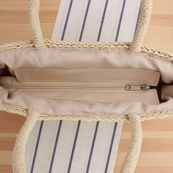 Handbag Made of Durable Natural Woven Material Stornfield