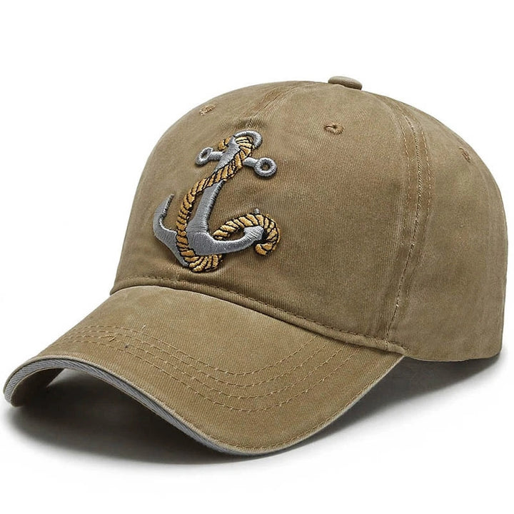 Men's Marine-Themed Embroidered Cotton Cap Stornfield