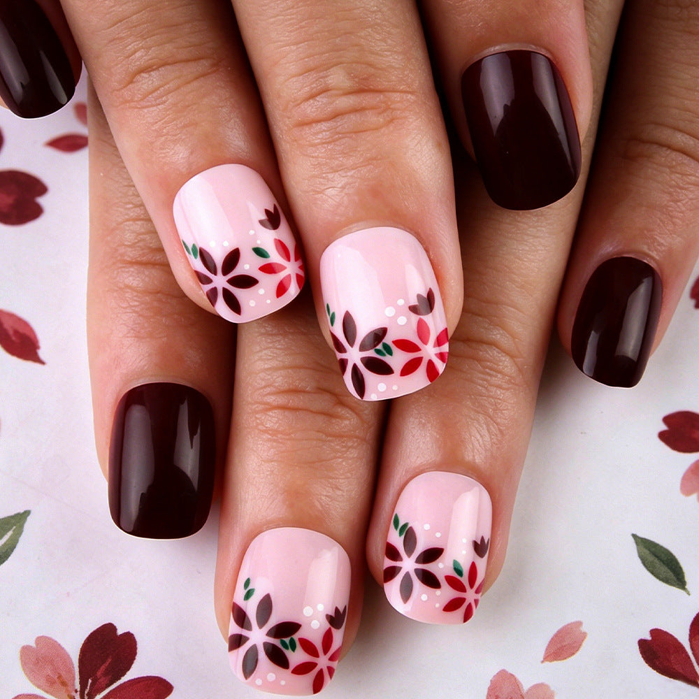 Floral Design Gel Nail Art Set Stornfield 1787542981