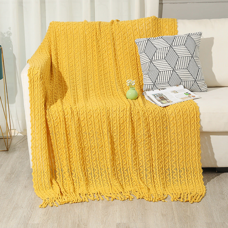 Women high-quality knitted blanket Stornfield