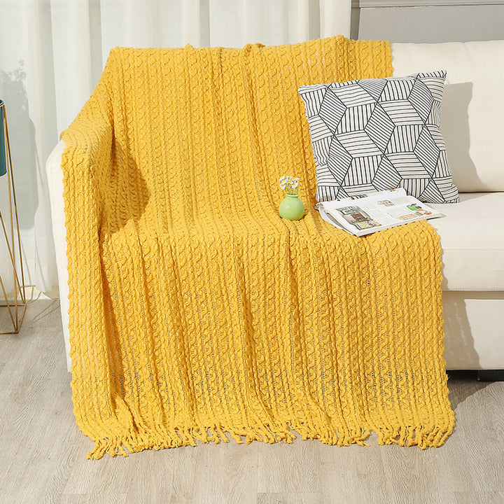 Women high-quality knitted blanket Stornfield