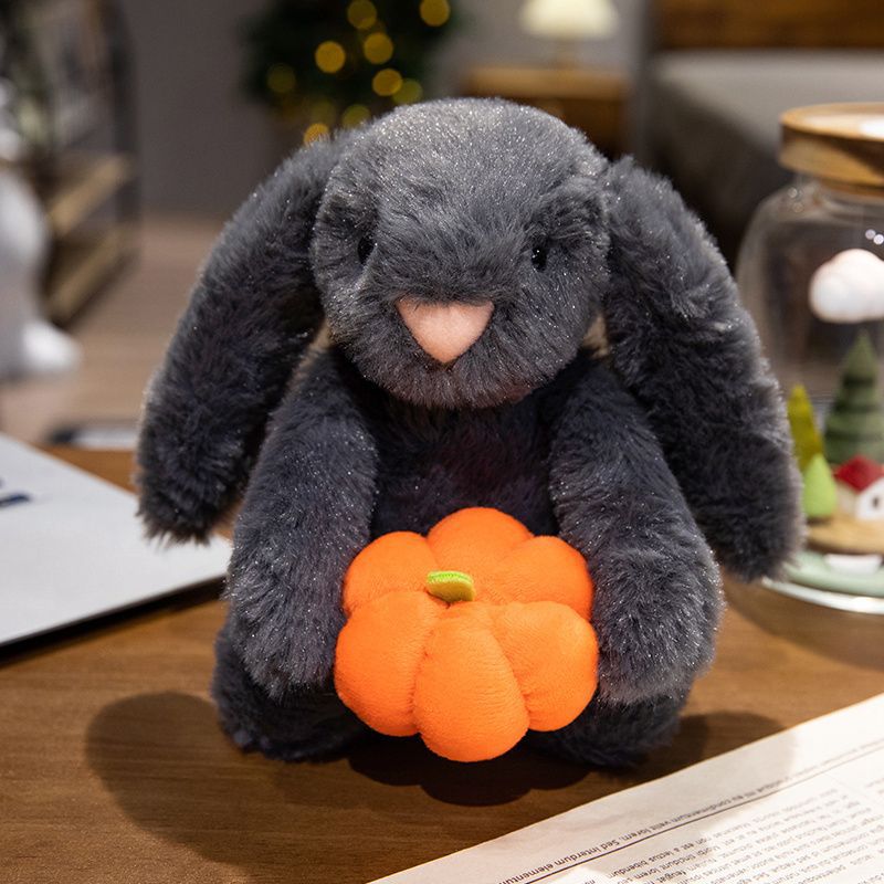 Pumpkin Costume Plush Teddy Bear with Squishy Body and Ultra-Soft Fur Stornfield