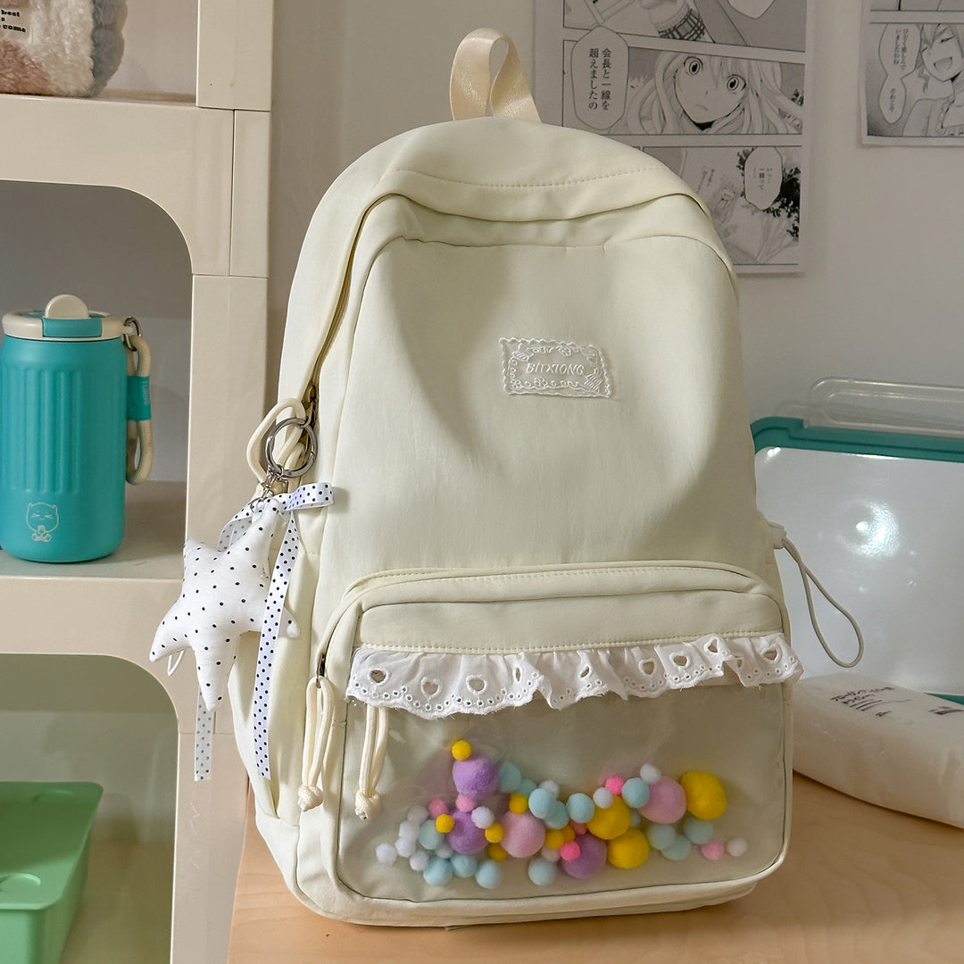 Stylish Ruffled Backpack Stornfield