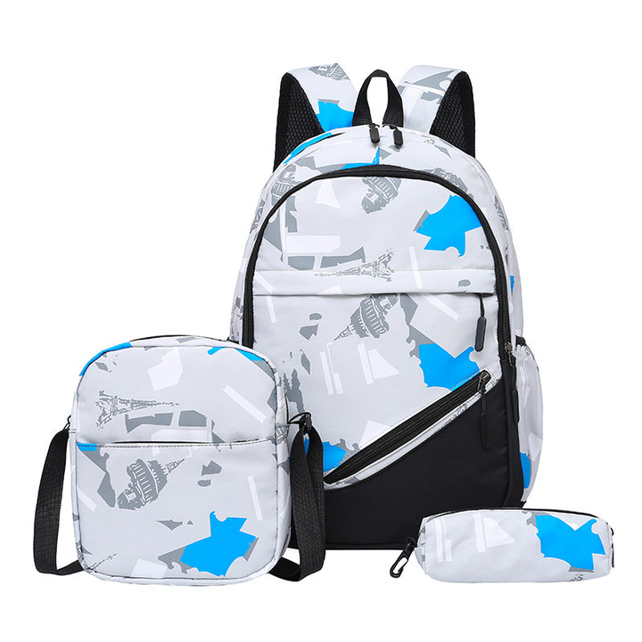 School backpack with multiple compartments and matching accessories Stornfield