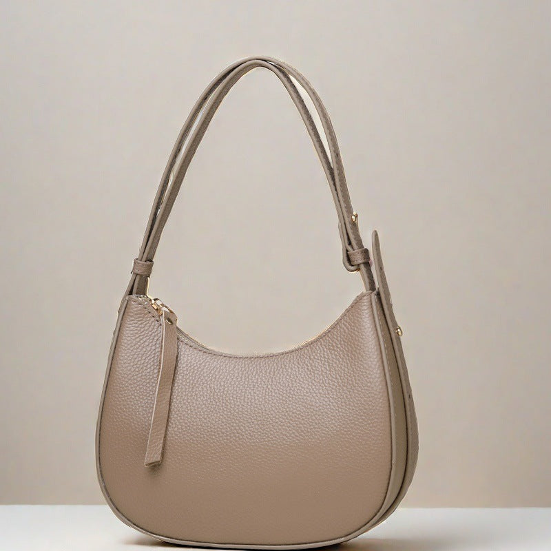 Stylish Pebbled Leather Hobo Bag Stornfield