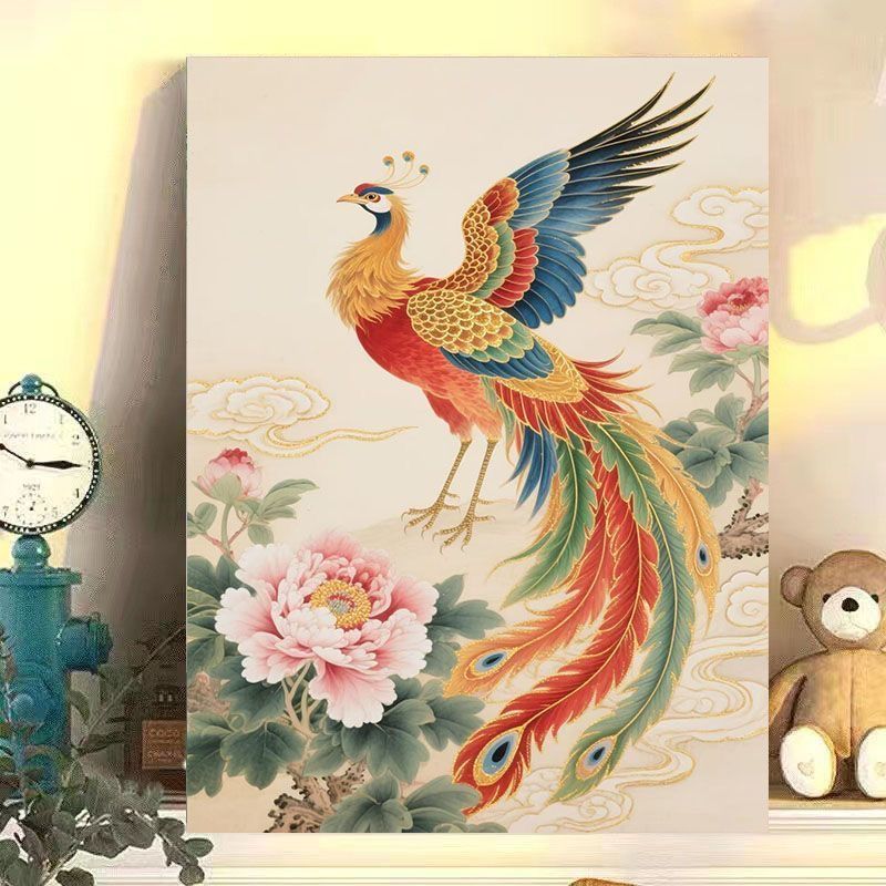 Mythical Phoenix Canvas Art Stornfield