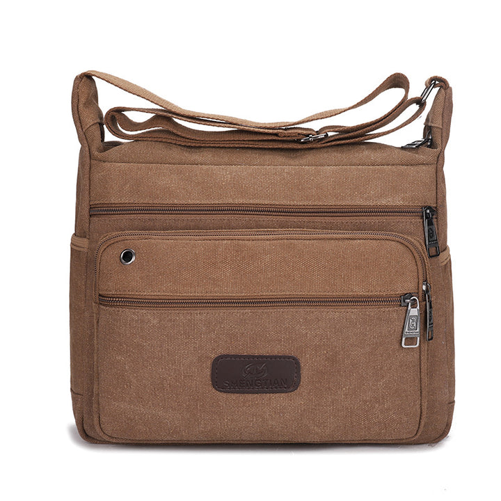 Versatile Canvas Messenger Bag