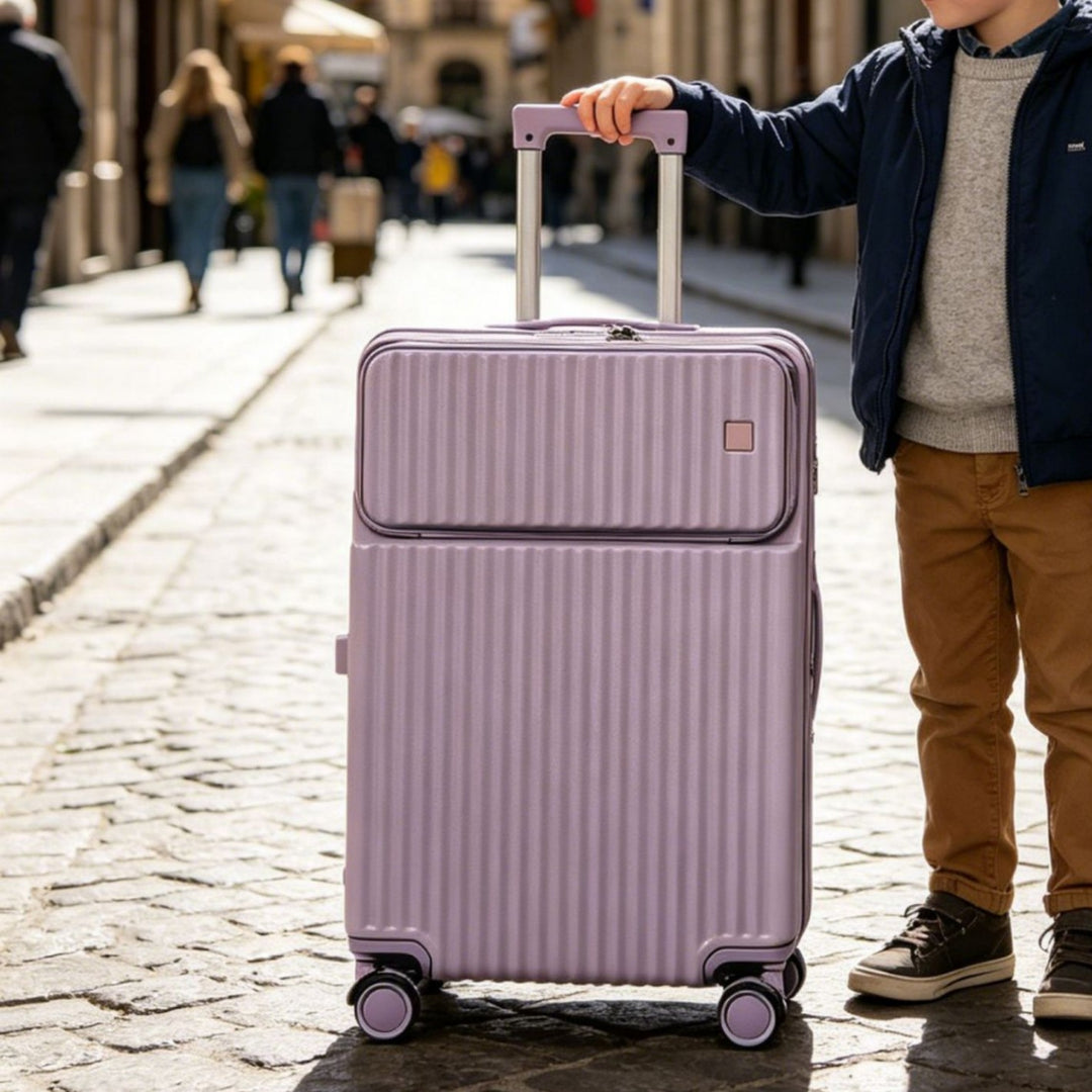 Unisex Versatile Expandable Hard Shell Travel Suitcase Stornfield
