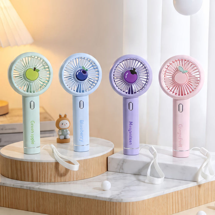 Ladies portable USB hand fan with ergonomic grip and variable speed control Stornfield
