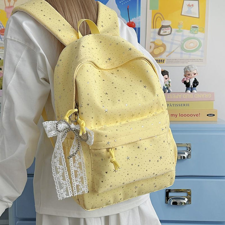 Sparkling Star Print Backpack
