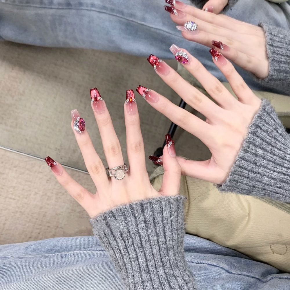 Decorative Luxury Press-On Nail Set Stornfield
