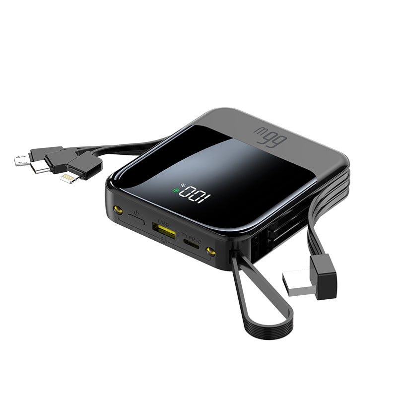 Portable Powerbank with Intelligent Cable Management and Digital Display Stornfield