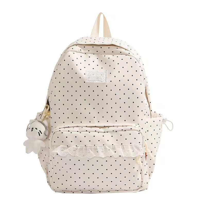 Polka Dot Ruffled Backpack Stornfield