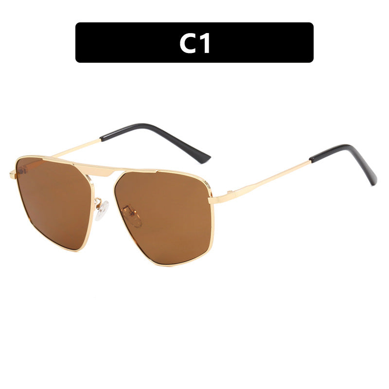 Women's sunglasses in a modern, geometric design with a sturdy metal frame Stornfield