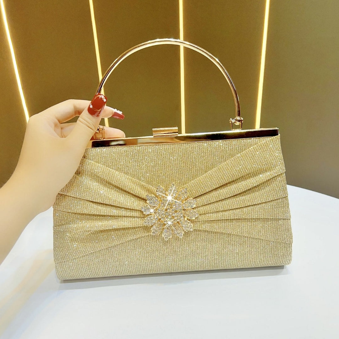 Glamorous Metallic Evening Handbag