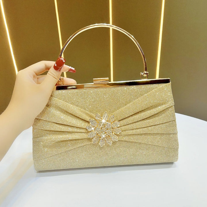 Glamorous Metallic Evening Handbag