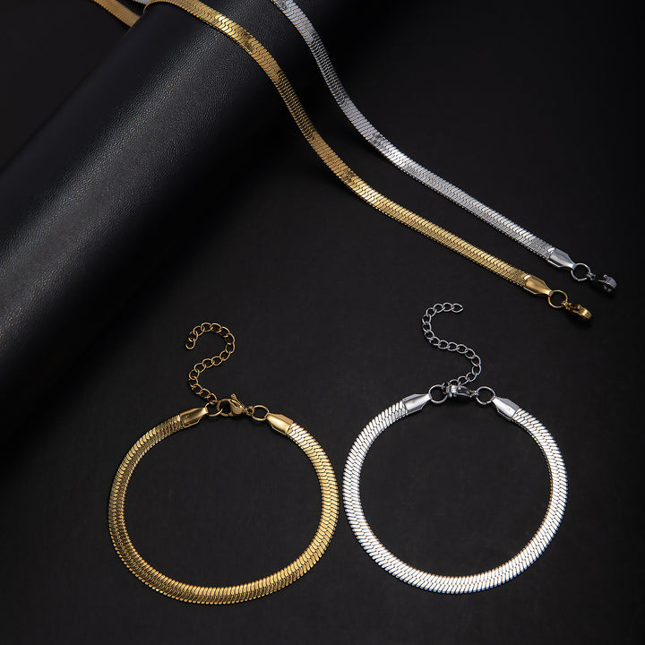 Elegant Herringbone Chain Jewelry Set Stornfield