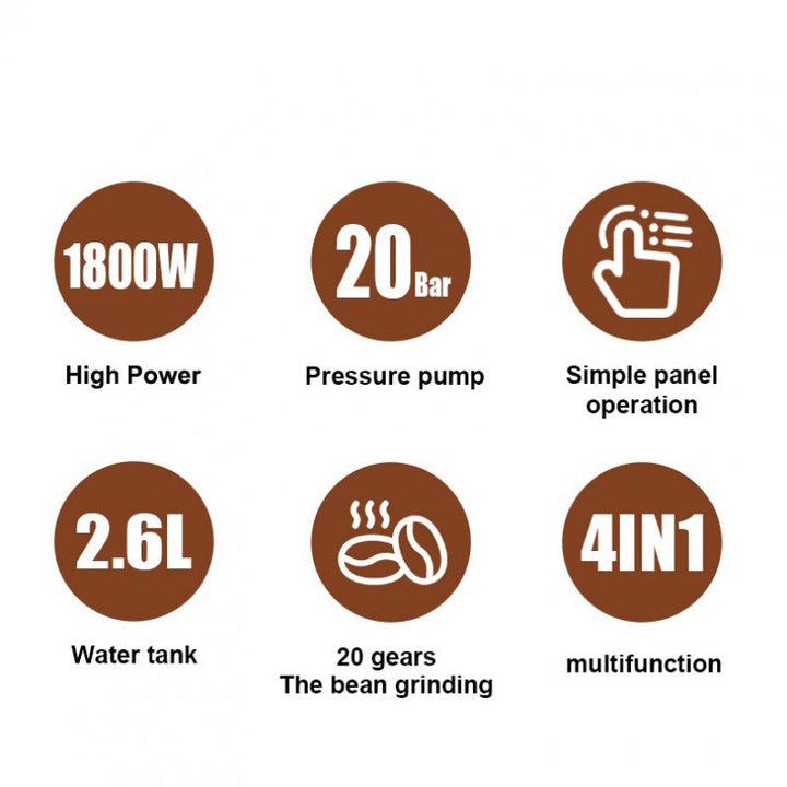 Multifunctional Digital Coffee Brewing System Stornfield