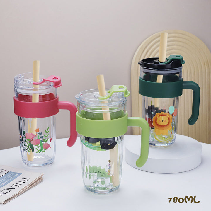 Ladies stable drinking cup with ergonomic handle and innovative silicone ring Stornfield