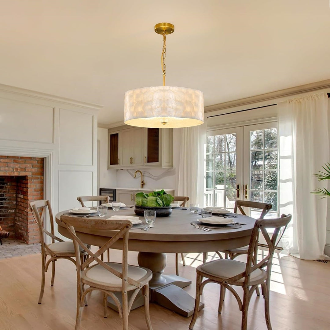 Elegant Drum Pendant Light Fixture