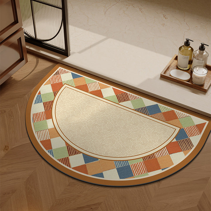 Plush Patterned Entrance Mat