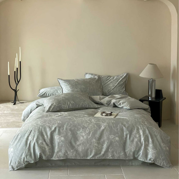 Reversible Brushed Cotton Floral Duvet Cover Set