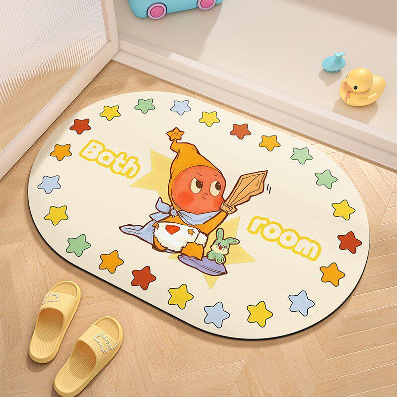 Cute Cartoon Character Welcome Mat