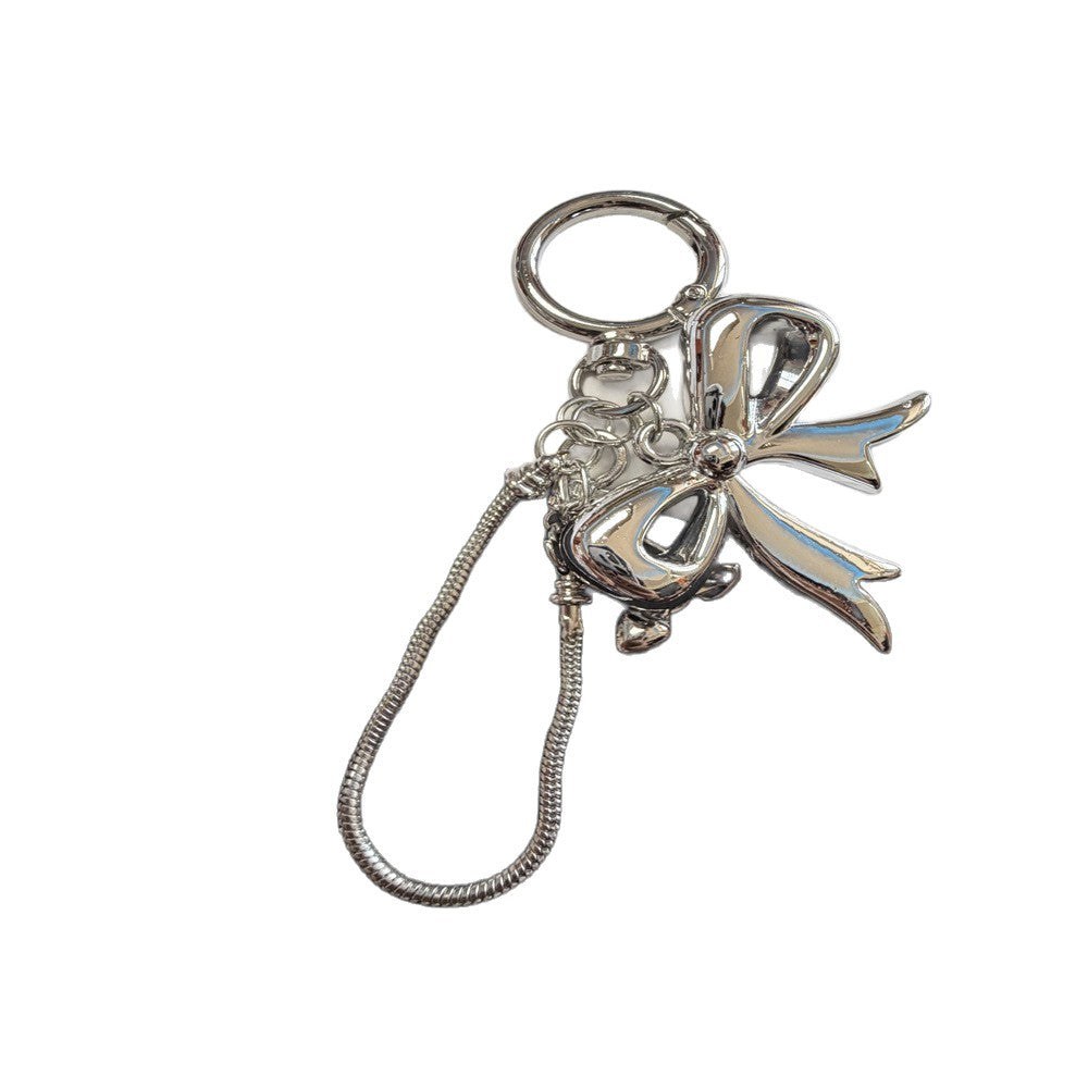 Elegant Bow Charm Keychain Stornfield