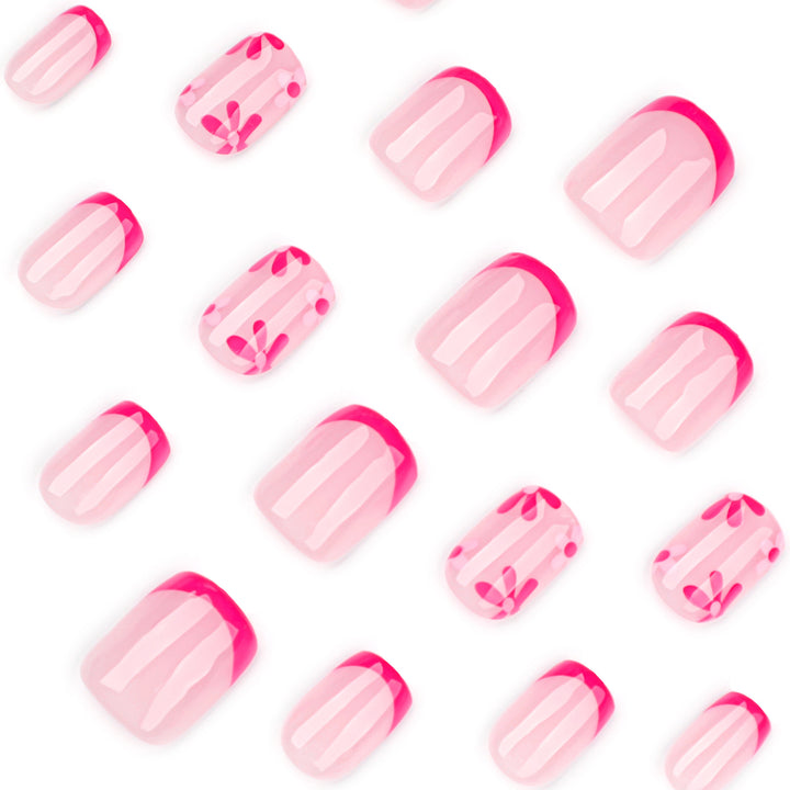 Artful Nail Extensions with Blooming Design Stornfield