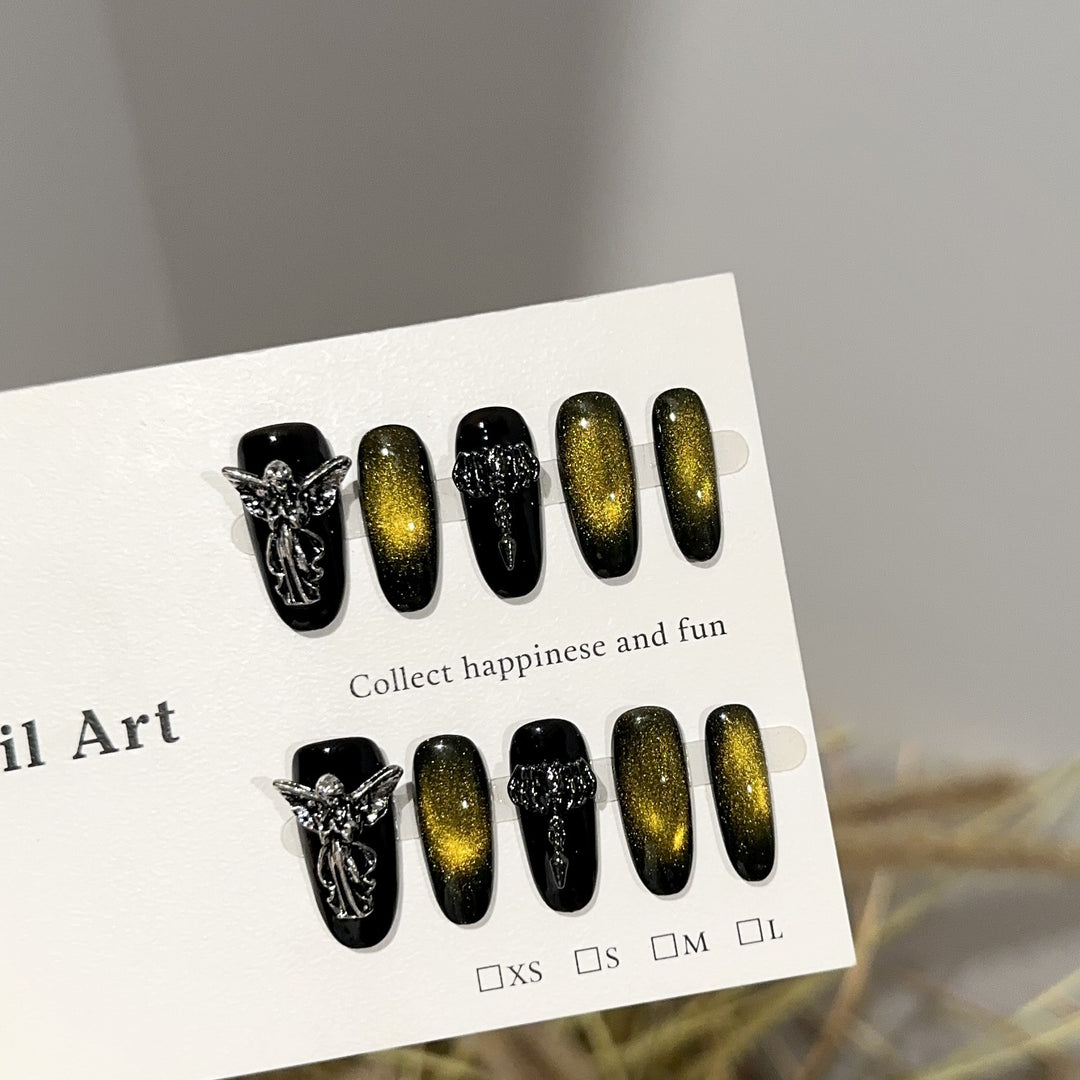 Gothic Fantasy Press-On Nail Art Set