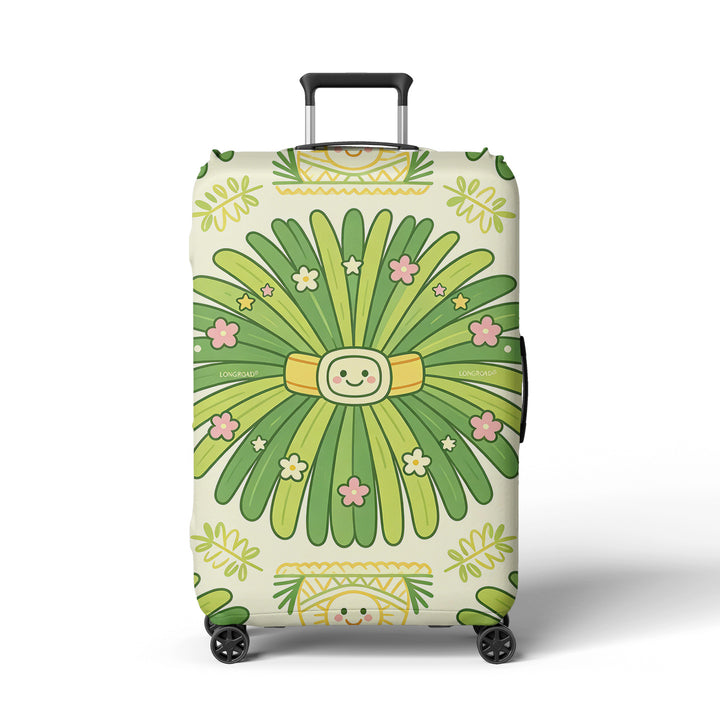 Women's suitcase cover with cheerful Stornfield  motif
