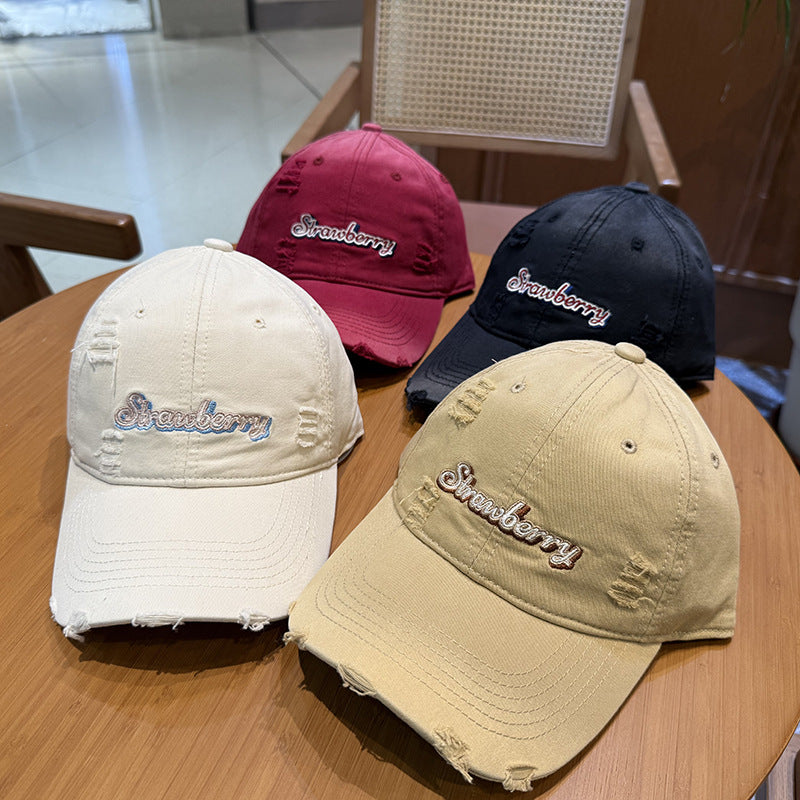 Women's Distressed Cotton Cap Stornfield