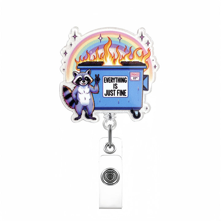 Expandable badge holder with anatomical heart pendant