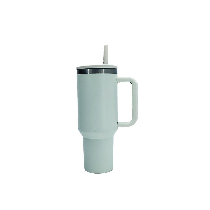 Women's insulated mug with sturdy handle and straw Stornfield