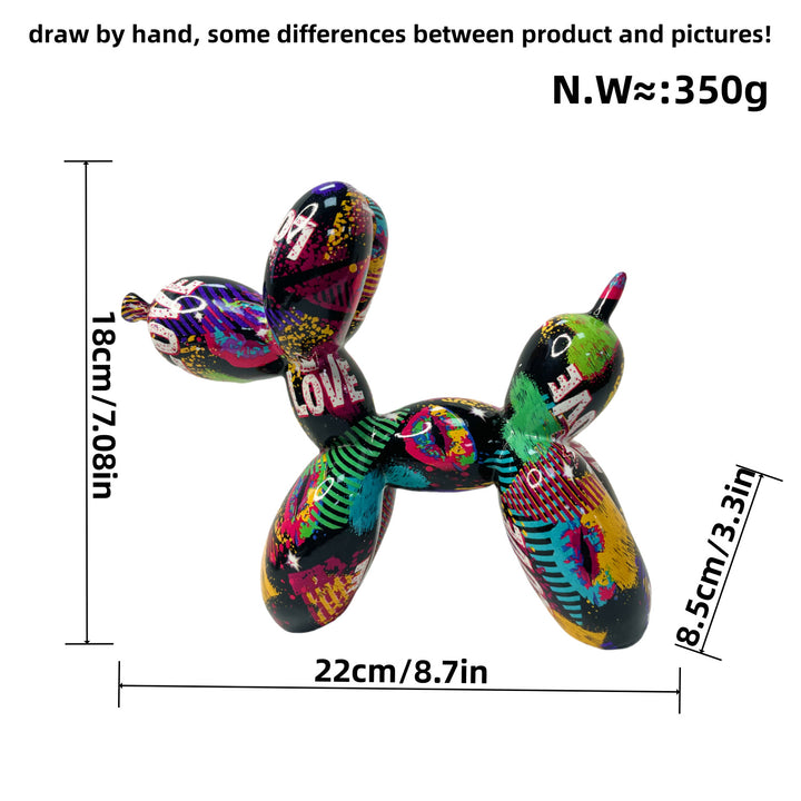 Colorful Balloon Dog Sculpture Stornfield