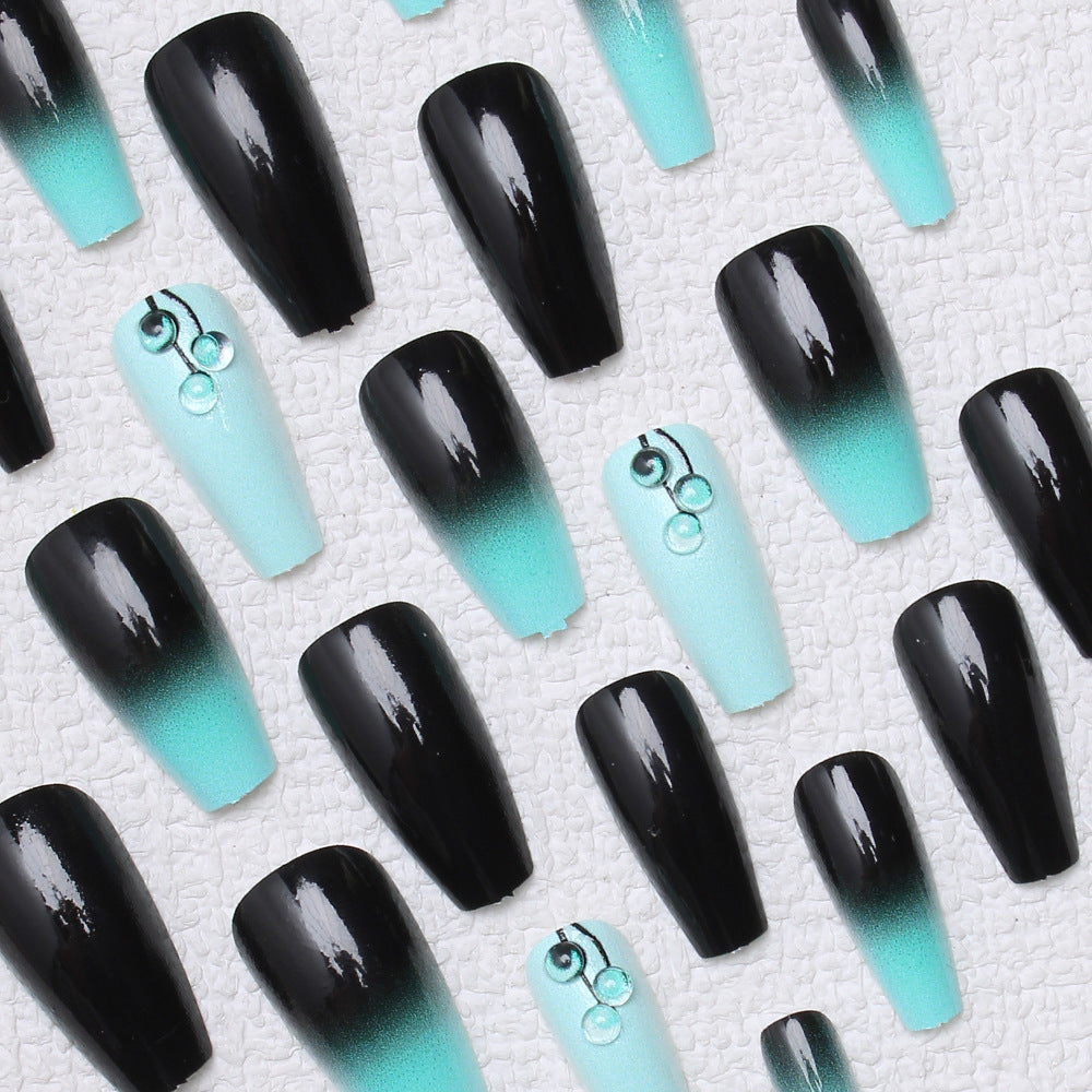 Elegant Gradient Press-On Nails Stornfield