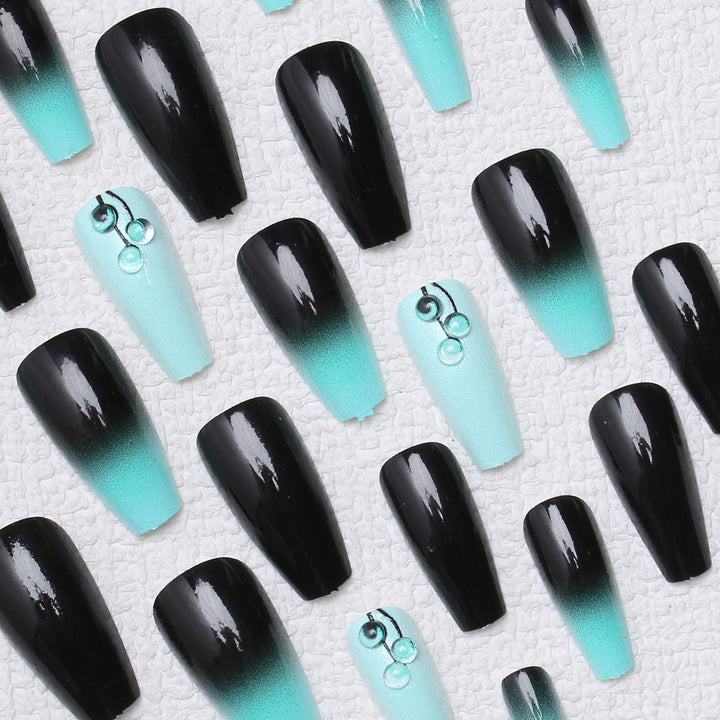 Elegant Gradient Press-On Nails Stornfield