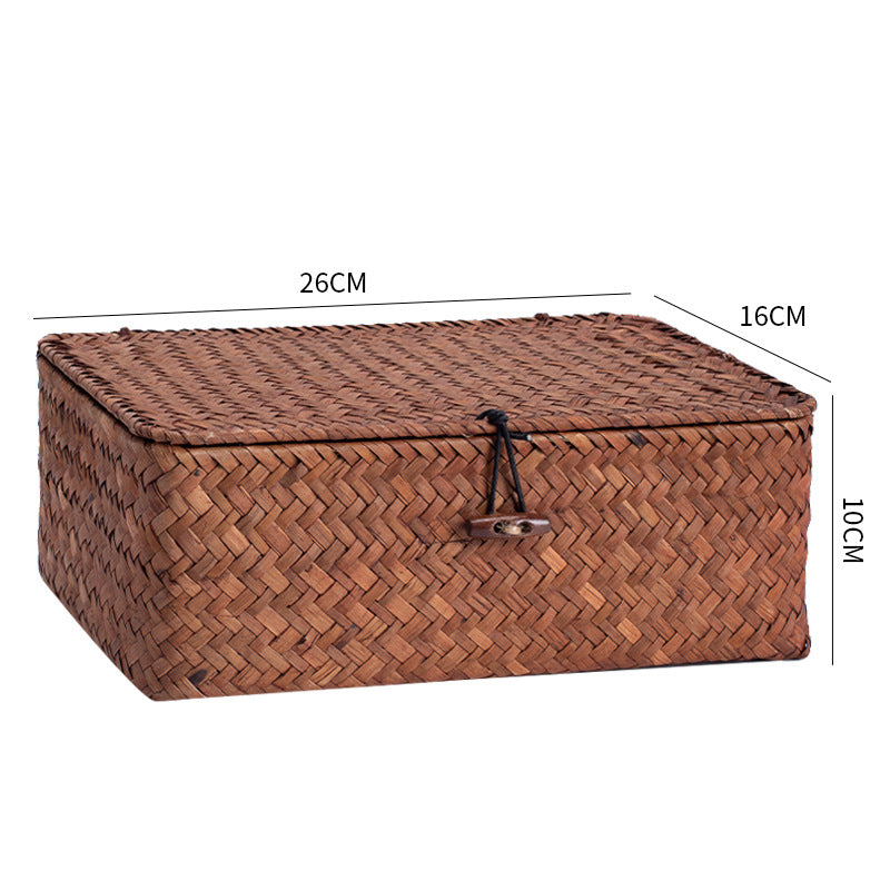 Handwoven Storage Box with Lid Stornfield