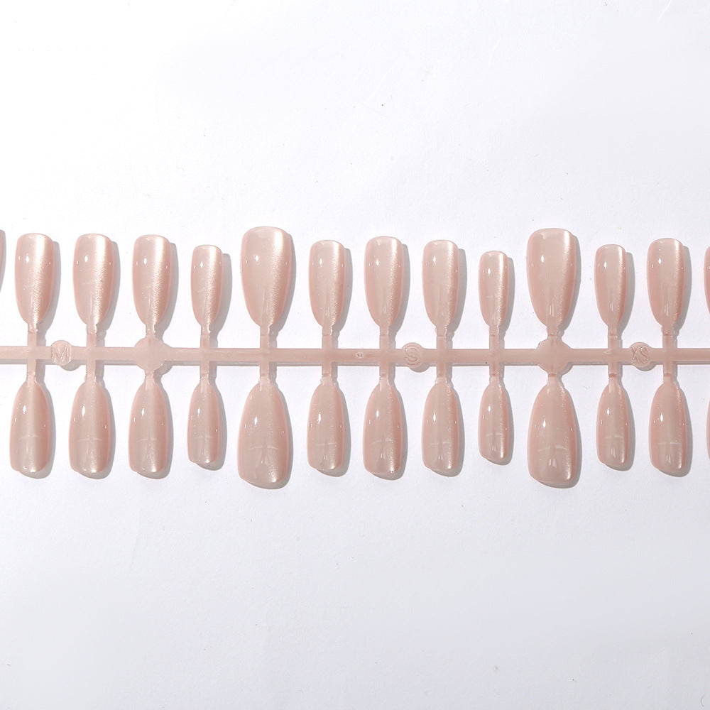 Elegant Press-On Nail Set with Glossy Finish Stornfield