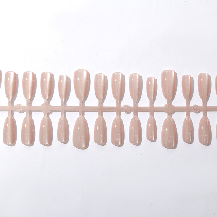 Elegant Press-On Nail Set with Glossy Finish Stornfield