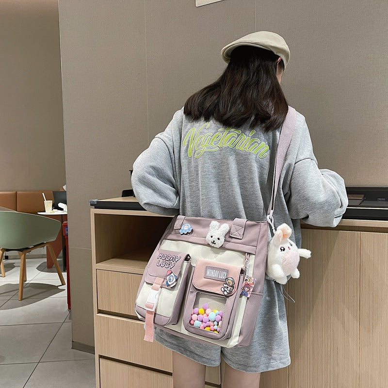 Whimsical Multi-Compartment Messenger Bag Stornfield