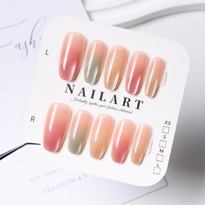 Ombre Gradient Press-On Nails Stornfield