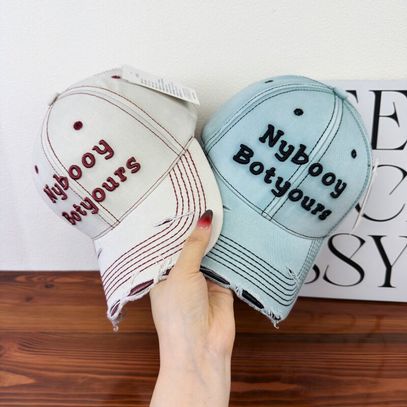 Women's Distressed Adjustable Baseball Cap Stornfield
