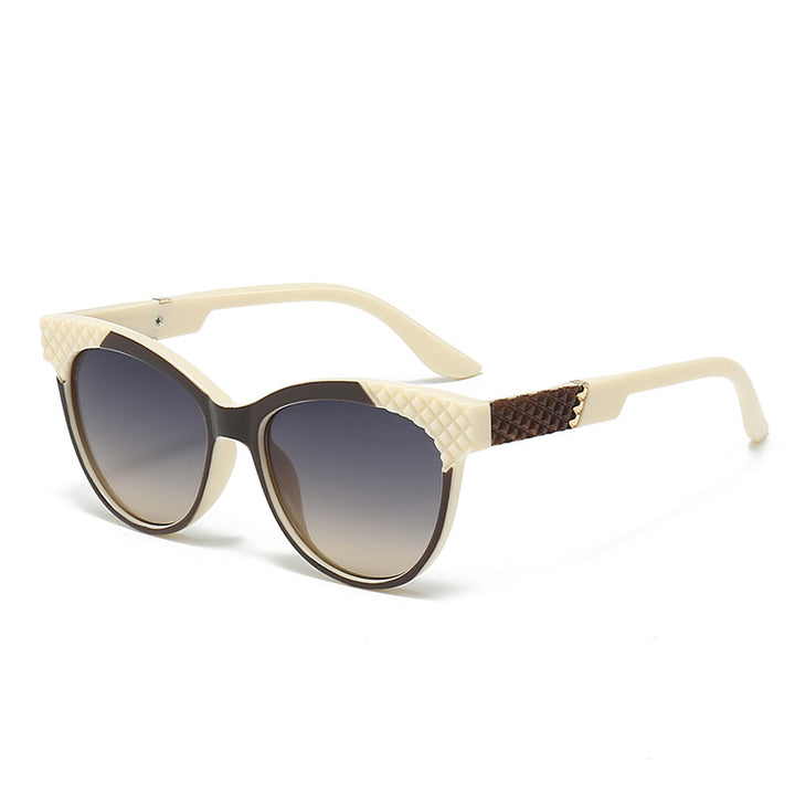 Women's Cat-Eye Sunglasses with Structured Frame and UV Protection Stornfield